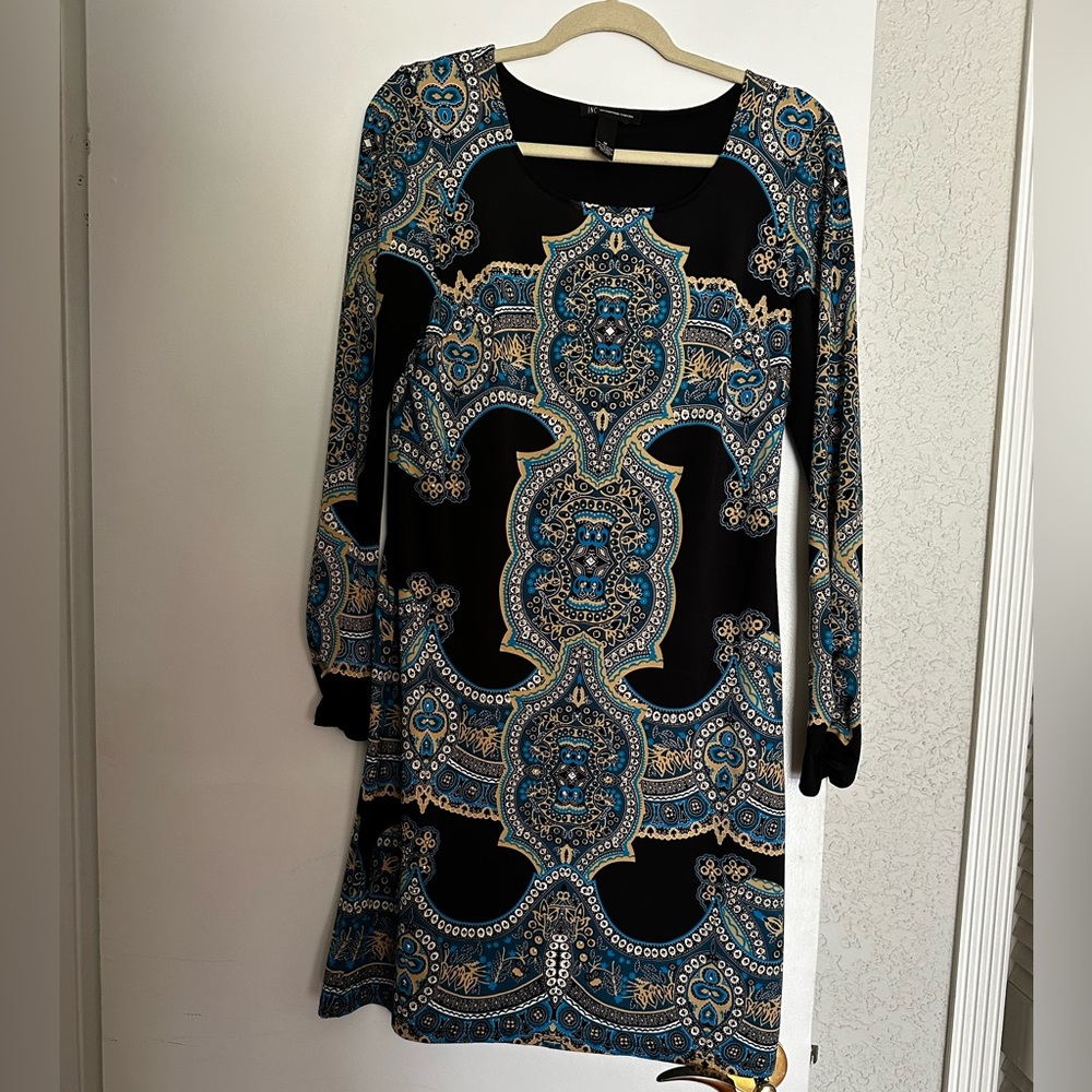 INC International Concepts Woman’s Print Dress Size Medium